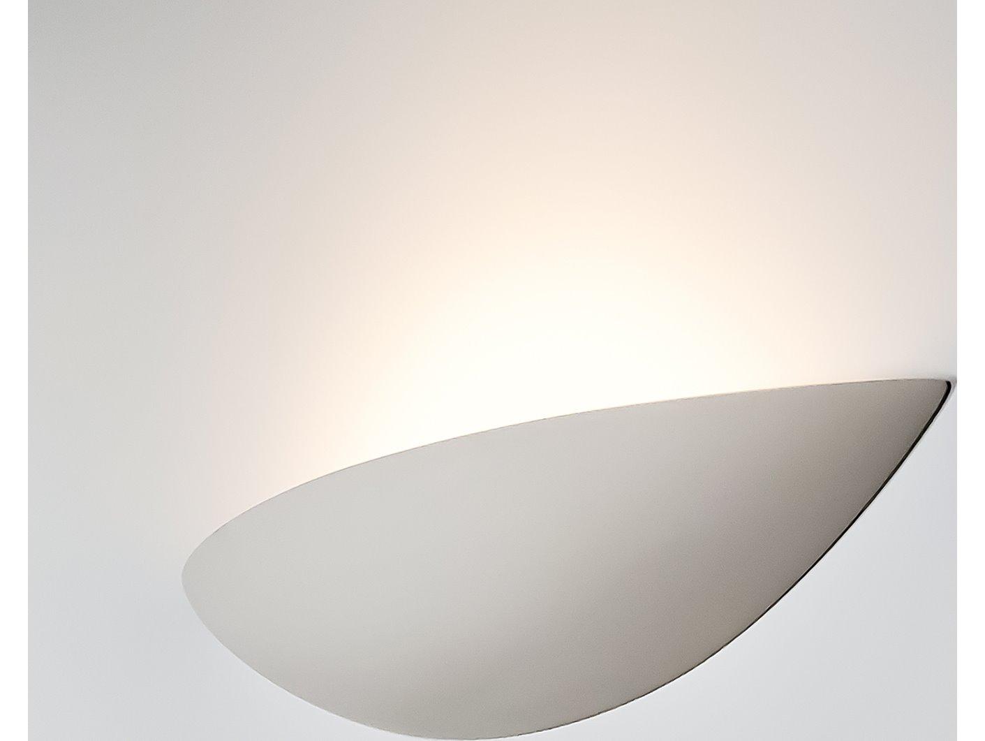 A19 Maui 2-Light White Wall Sconce