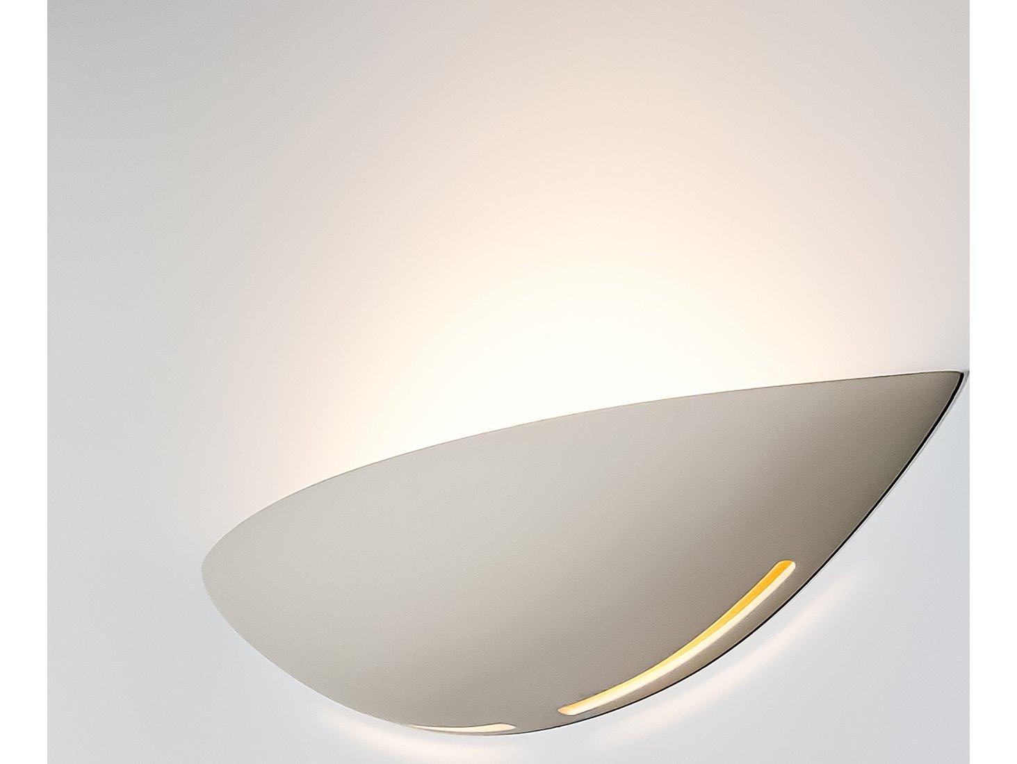 A19 Kauai 2-Light White Wall Sconce