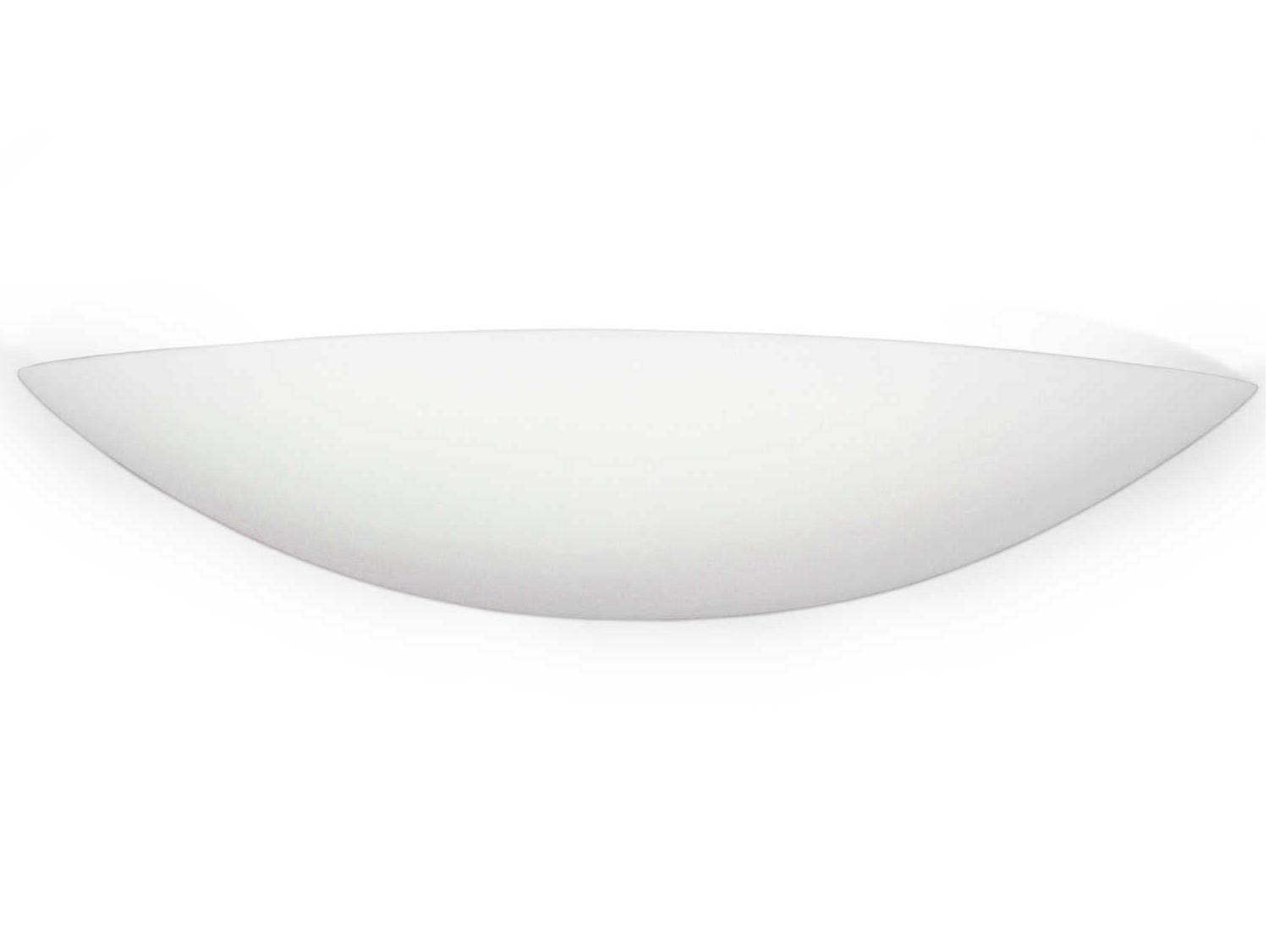 A19 Great Maui 2-Light White Wall Sconce