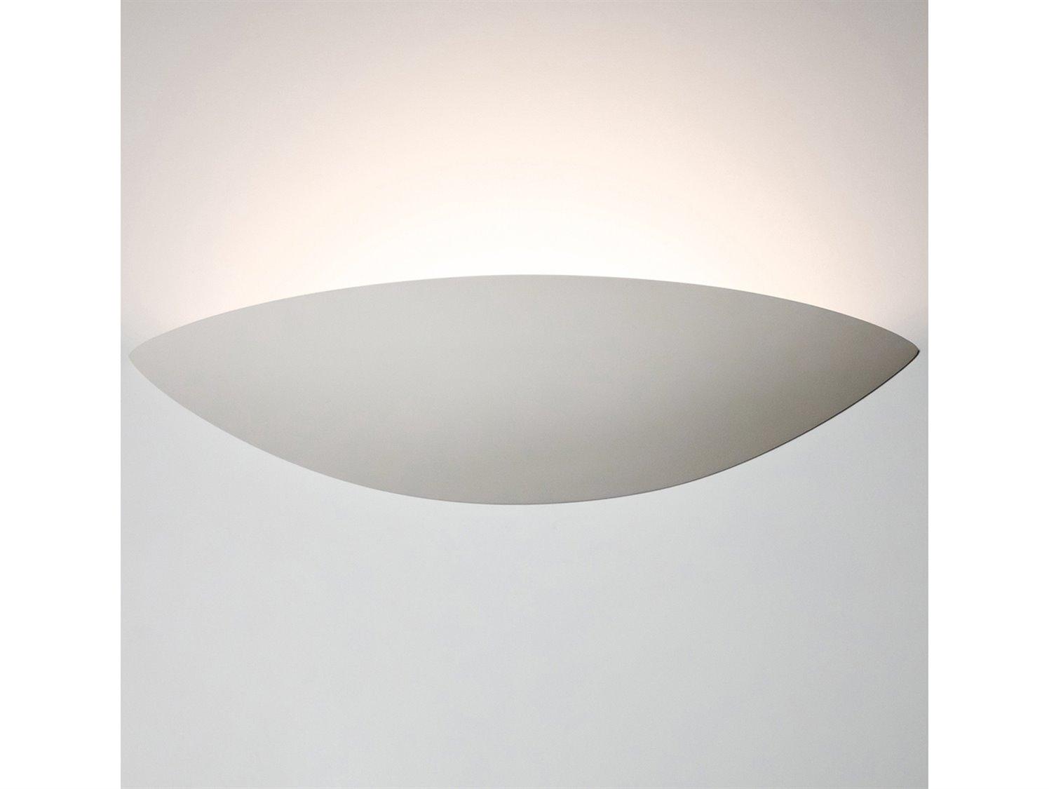 A19 Great Maui 2-Light White Wall Sconce