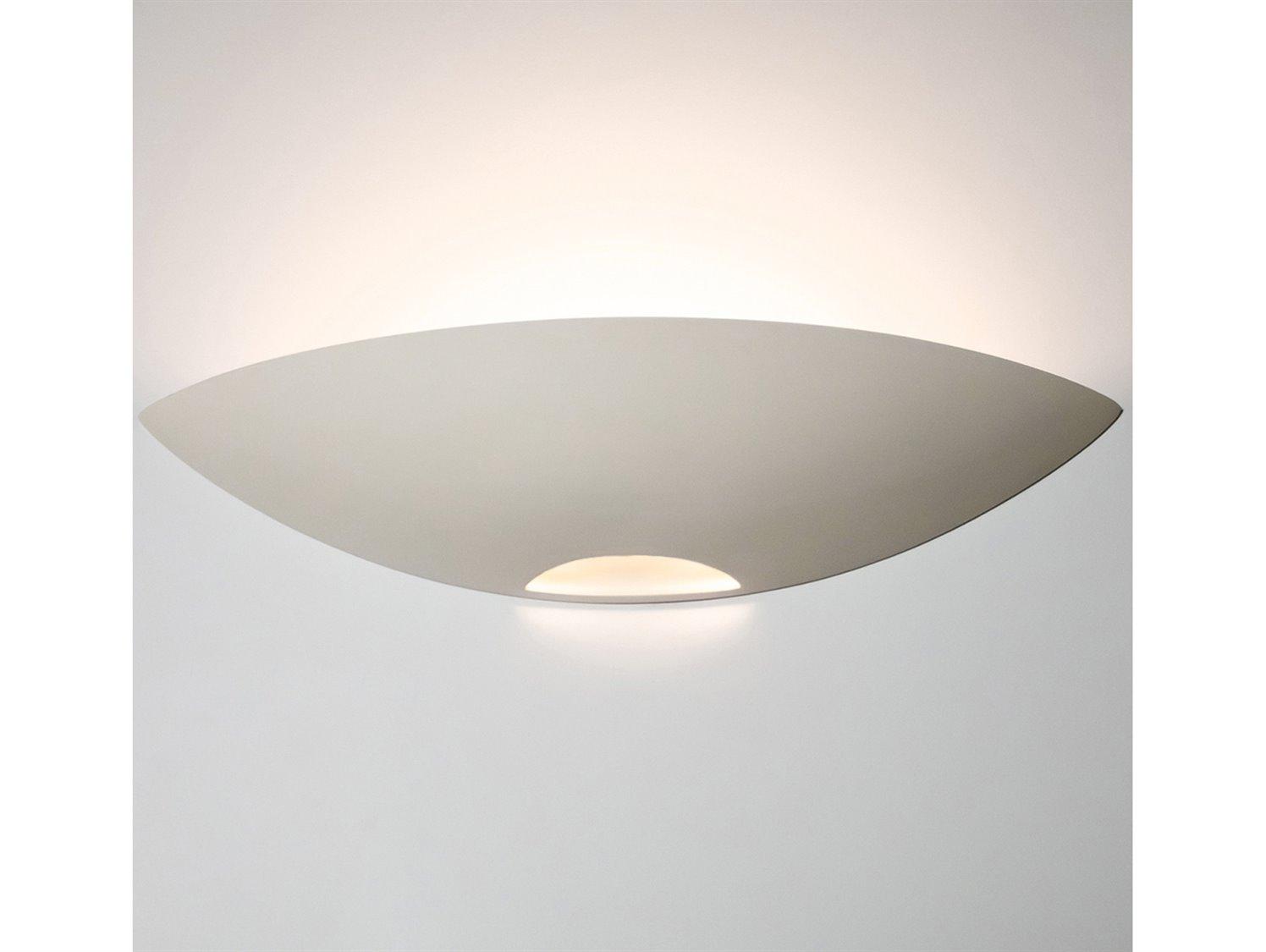 A19 Great Oahu 2-Light White Wall Sconce