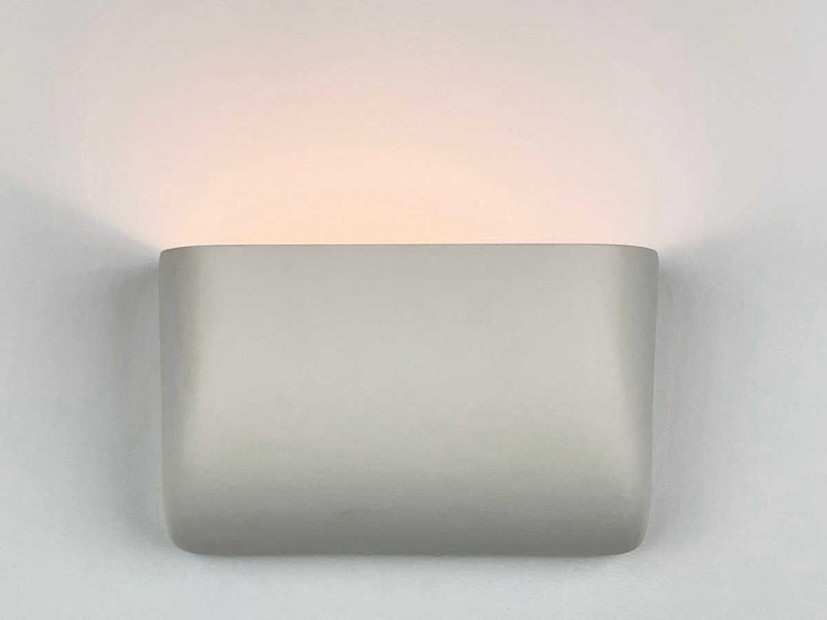 A19 Balboa 1-Light White Wall Sconce