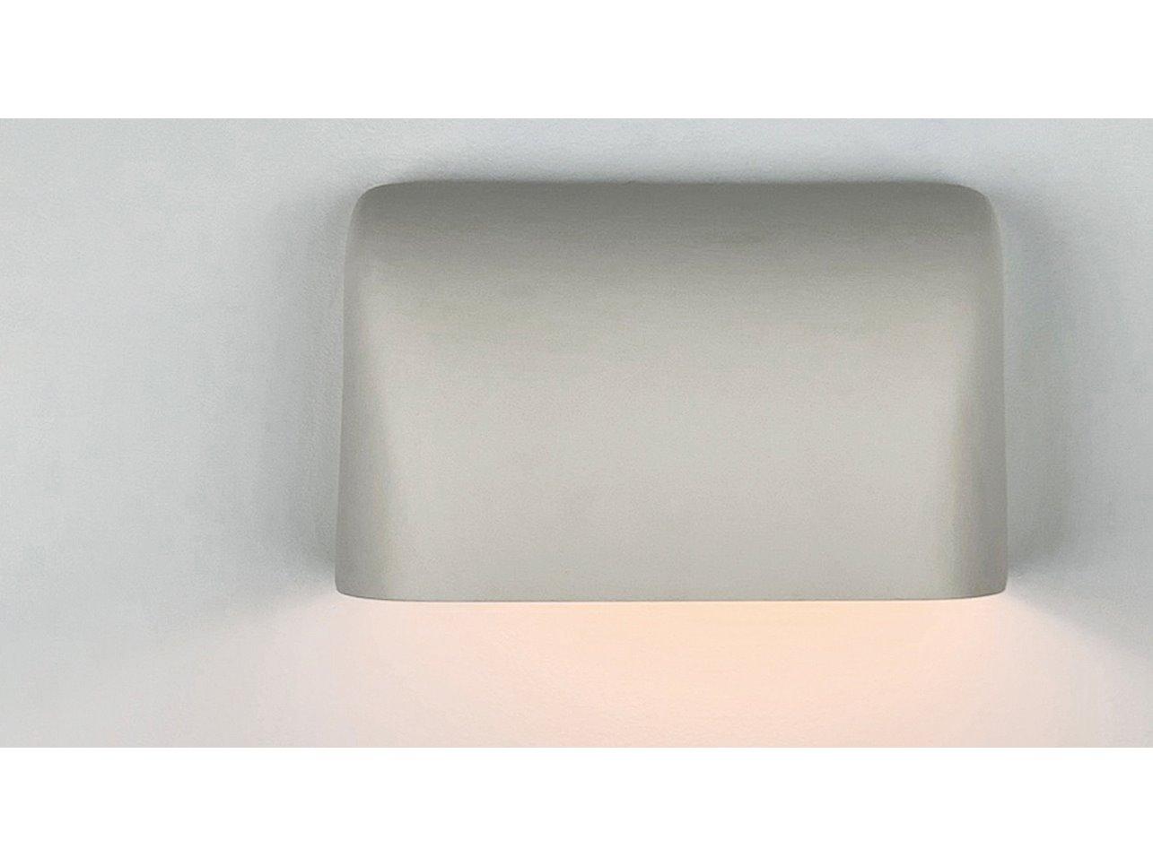 A19 Balboa 1-Light White Wall Sconce
