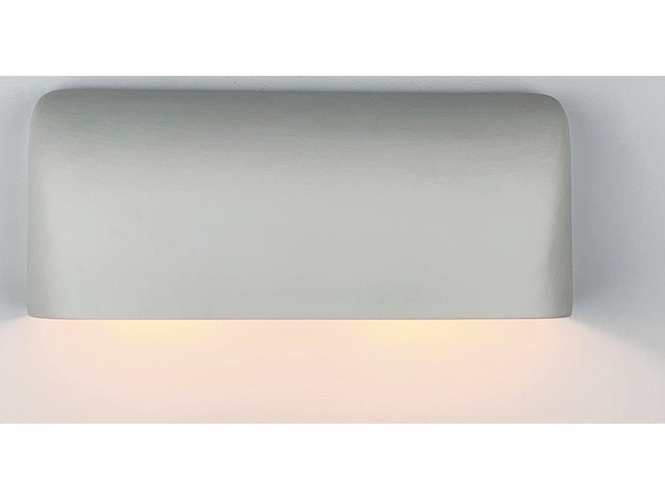 A19 Gran Balboa 2-Light White Wall Sconce