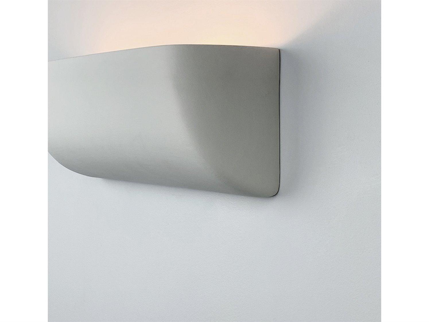 A19 Gran Balboa 2-Light White Wall Sconce