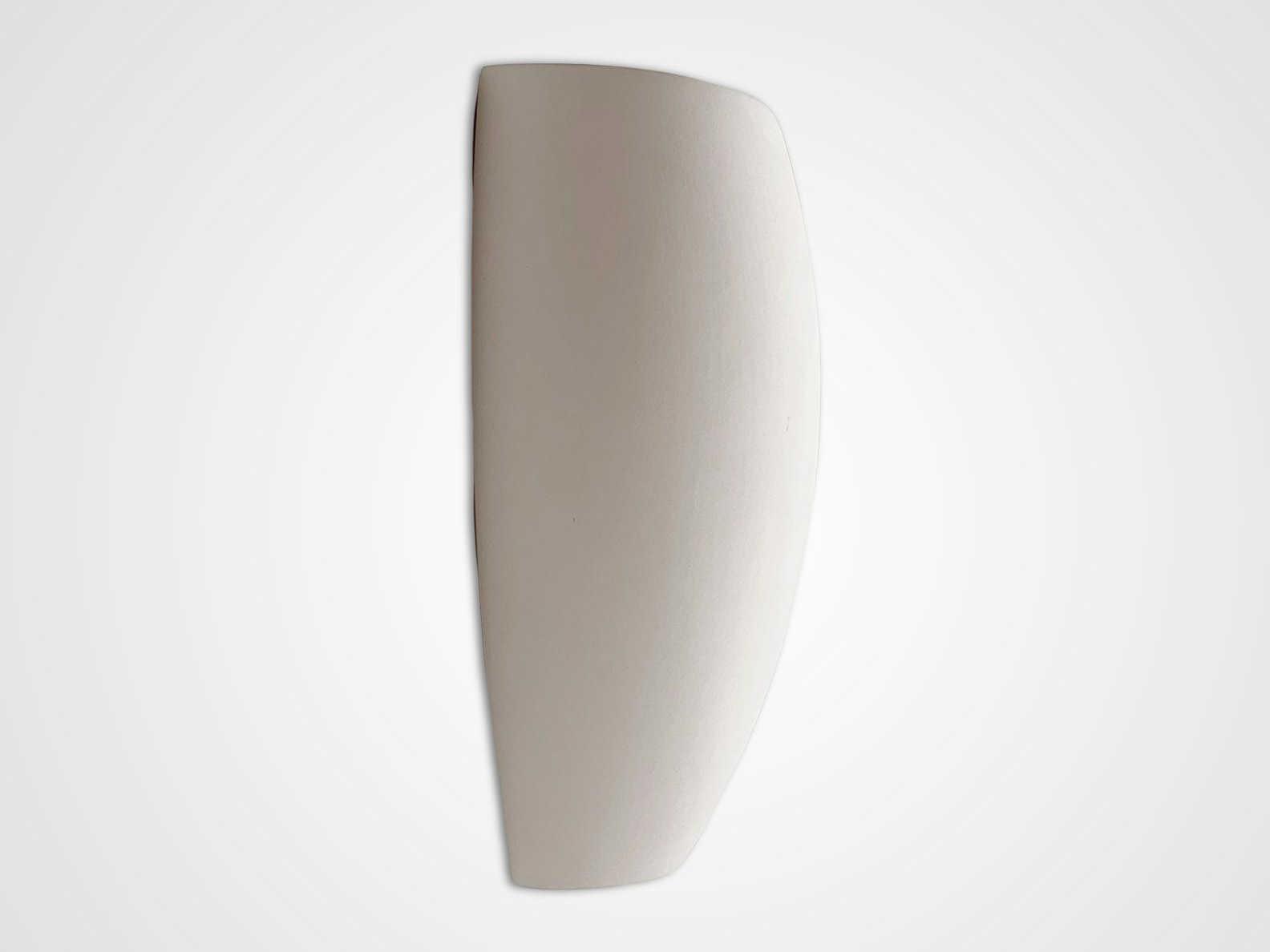 A19 Aruba 1-Light White Wall Sconce