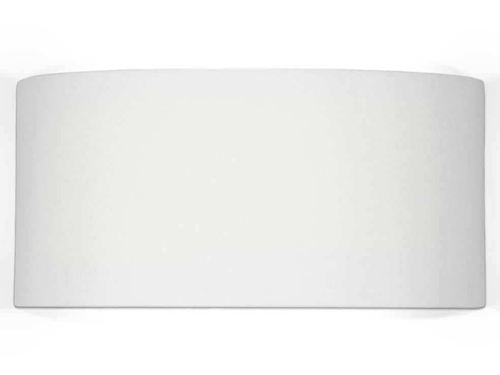 A19 Nicosia 1-Light White Wall Sconce