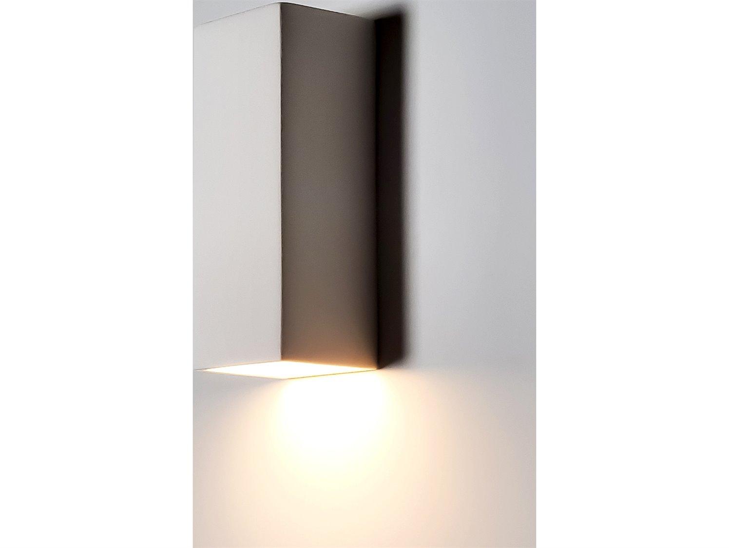 A19 Timor 1-Light White Wall Sconce