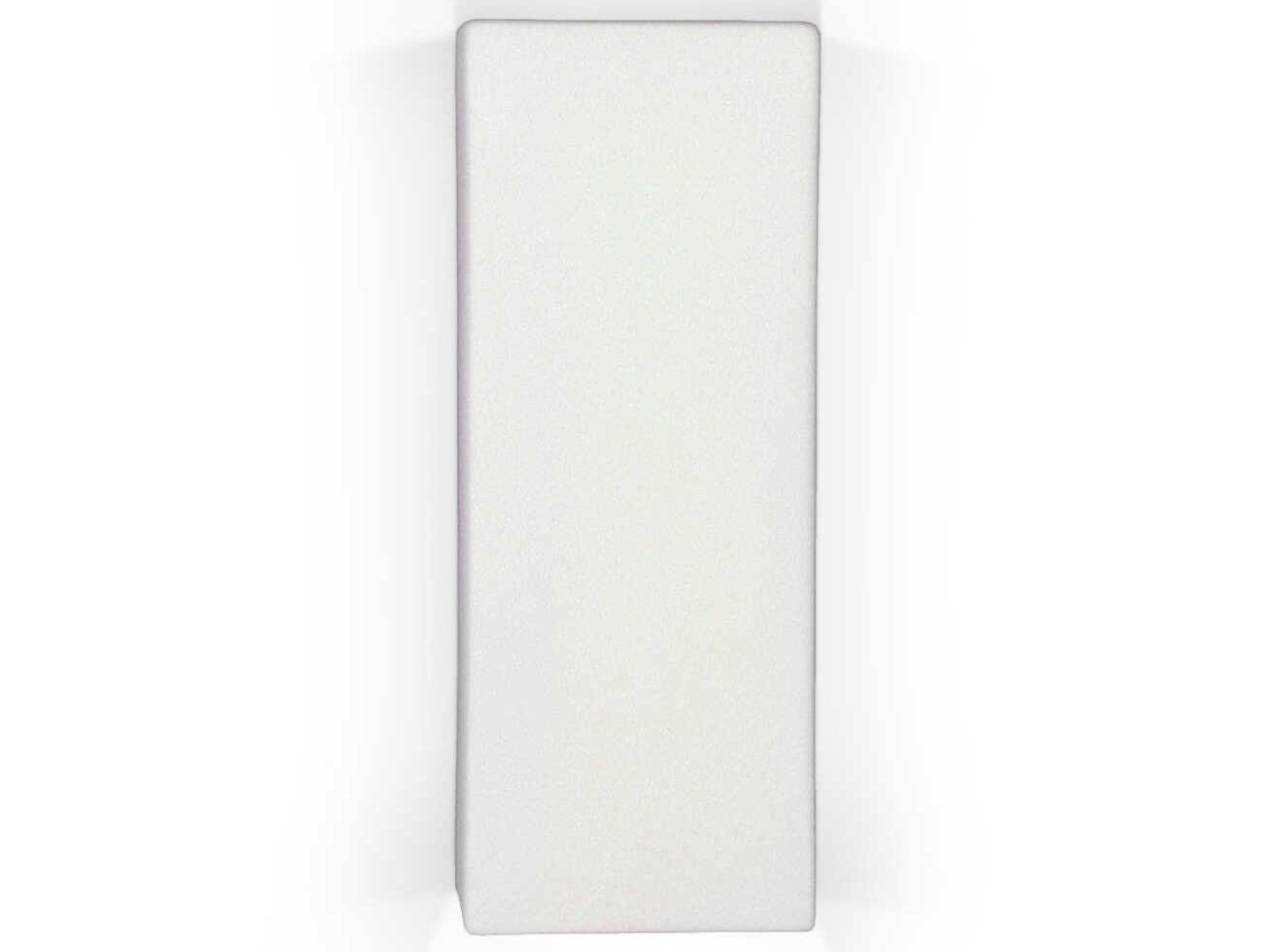 A19 Gran Timor 1-Light White Wall Sconce