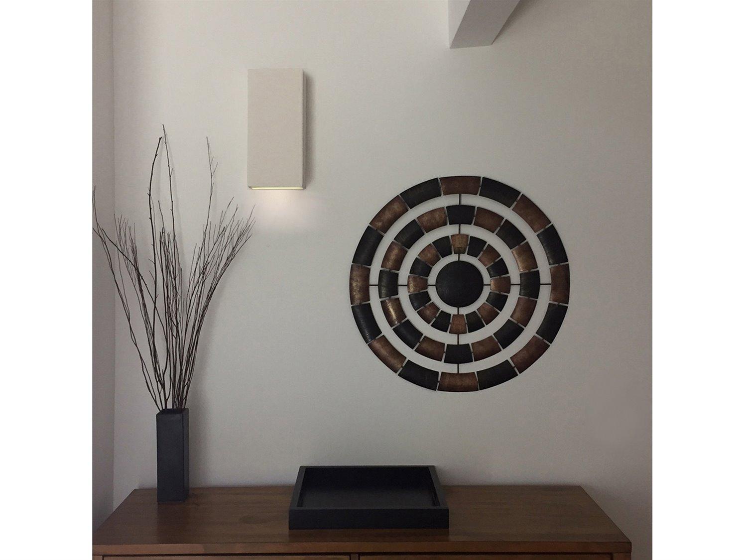 A19 Gran Timor 1-Light White Wall Sconce