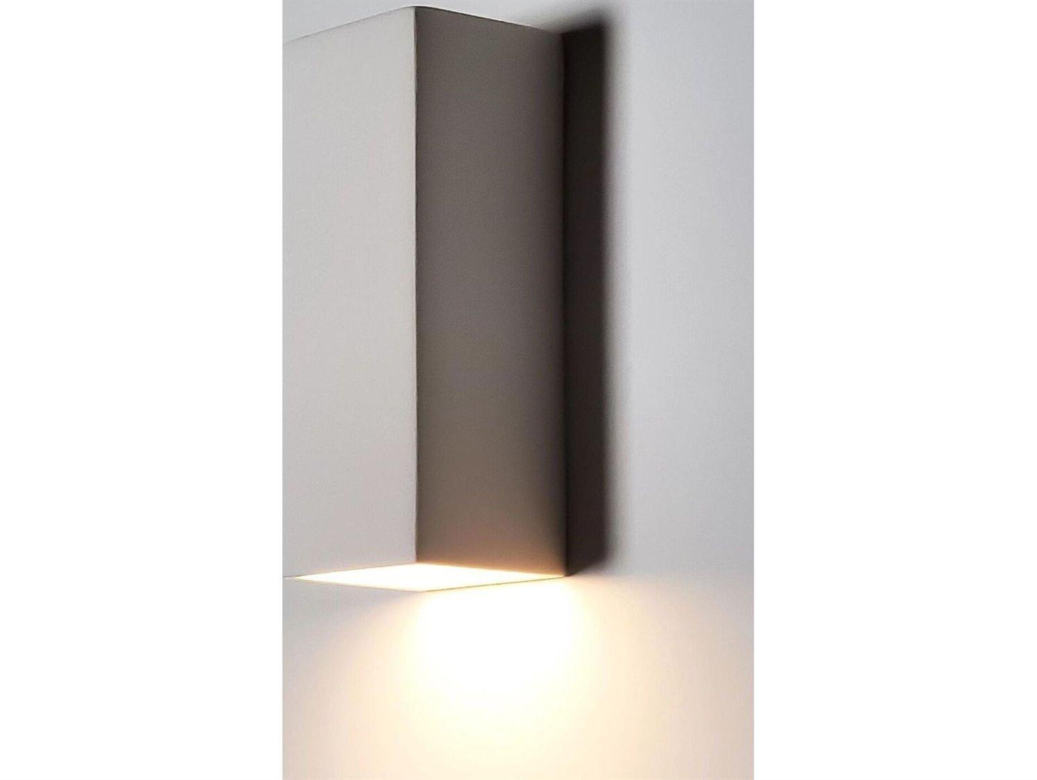 A19 Gran Timor 1-Light White Wall Sconce