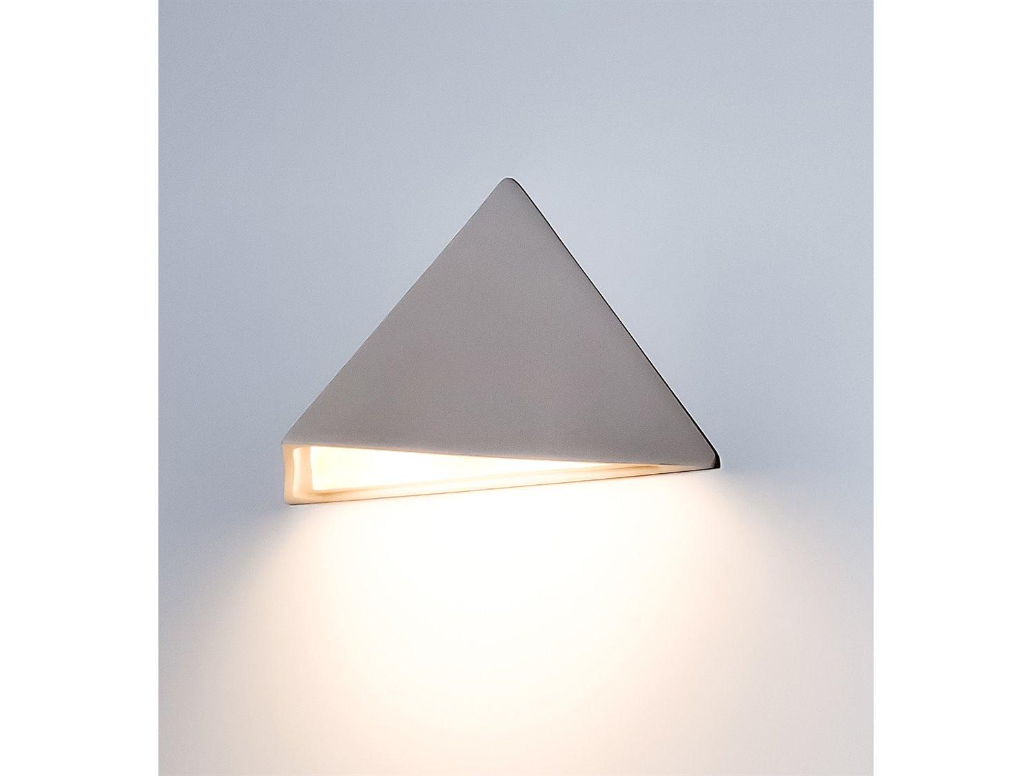 A19 Sumatra 1-Light White Wall Sconce
