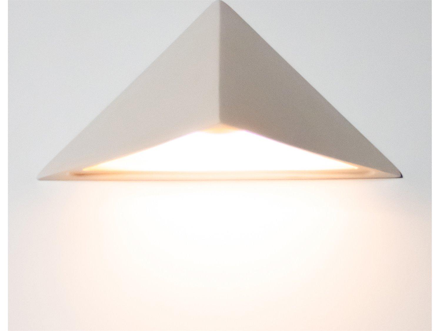 A19 Gran Sumatra 1-Light White Wall Sconce