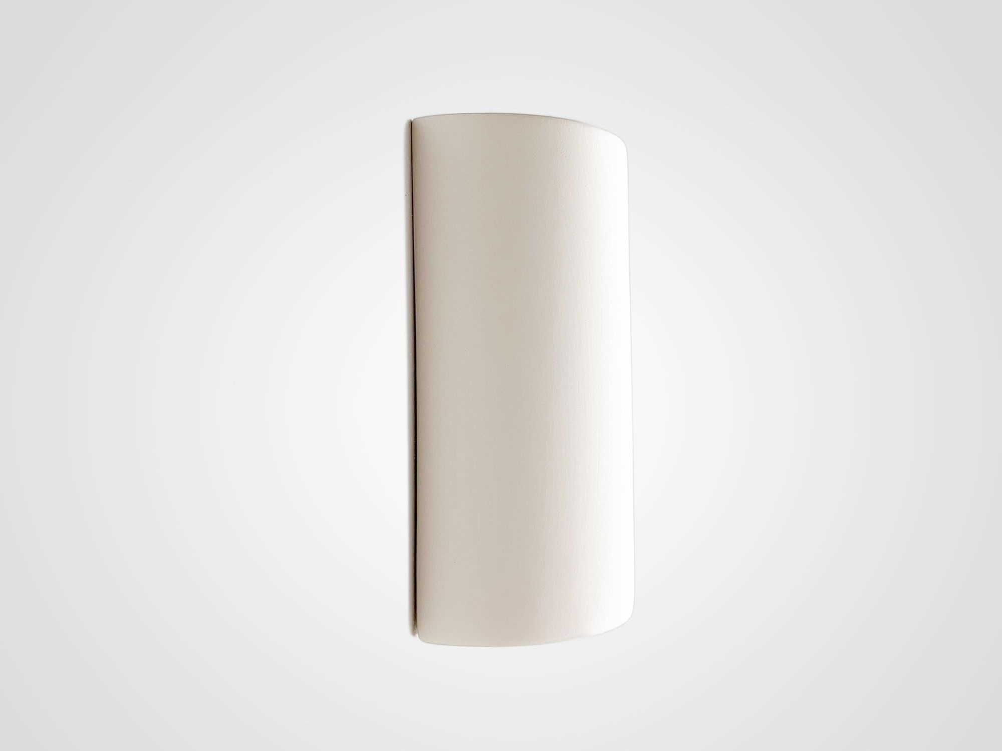 A19 Andros 1-Light White Wall Sconce