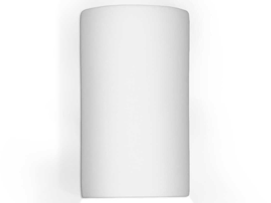 A19 Gran Andros 1-Light White Wall Sconce