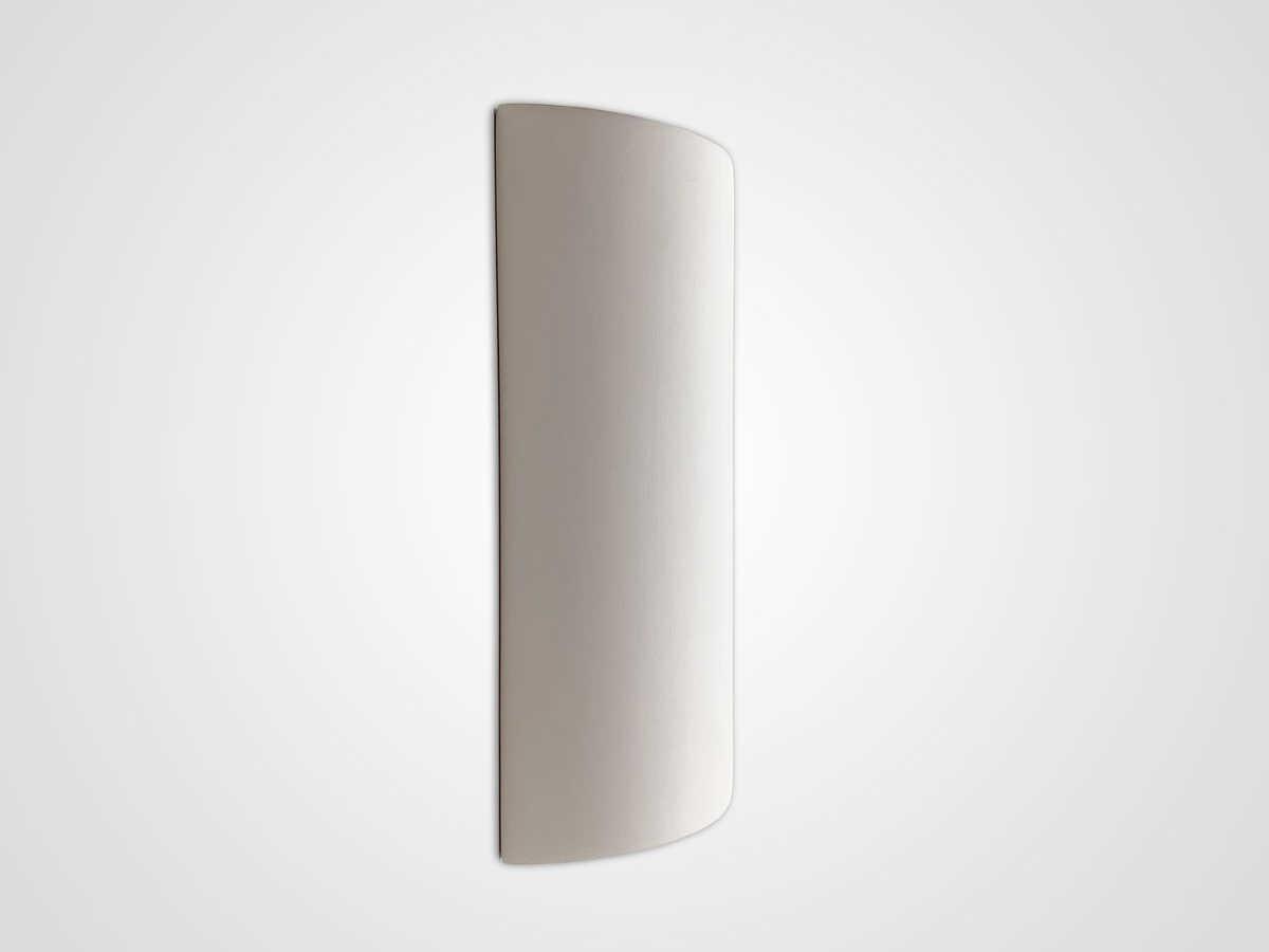 A19 Gran Tenos 2-Light White Wall Sconce
