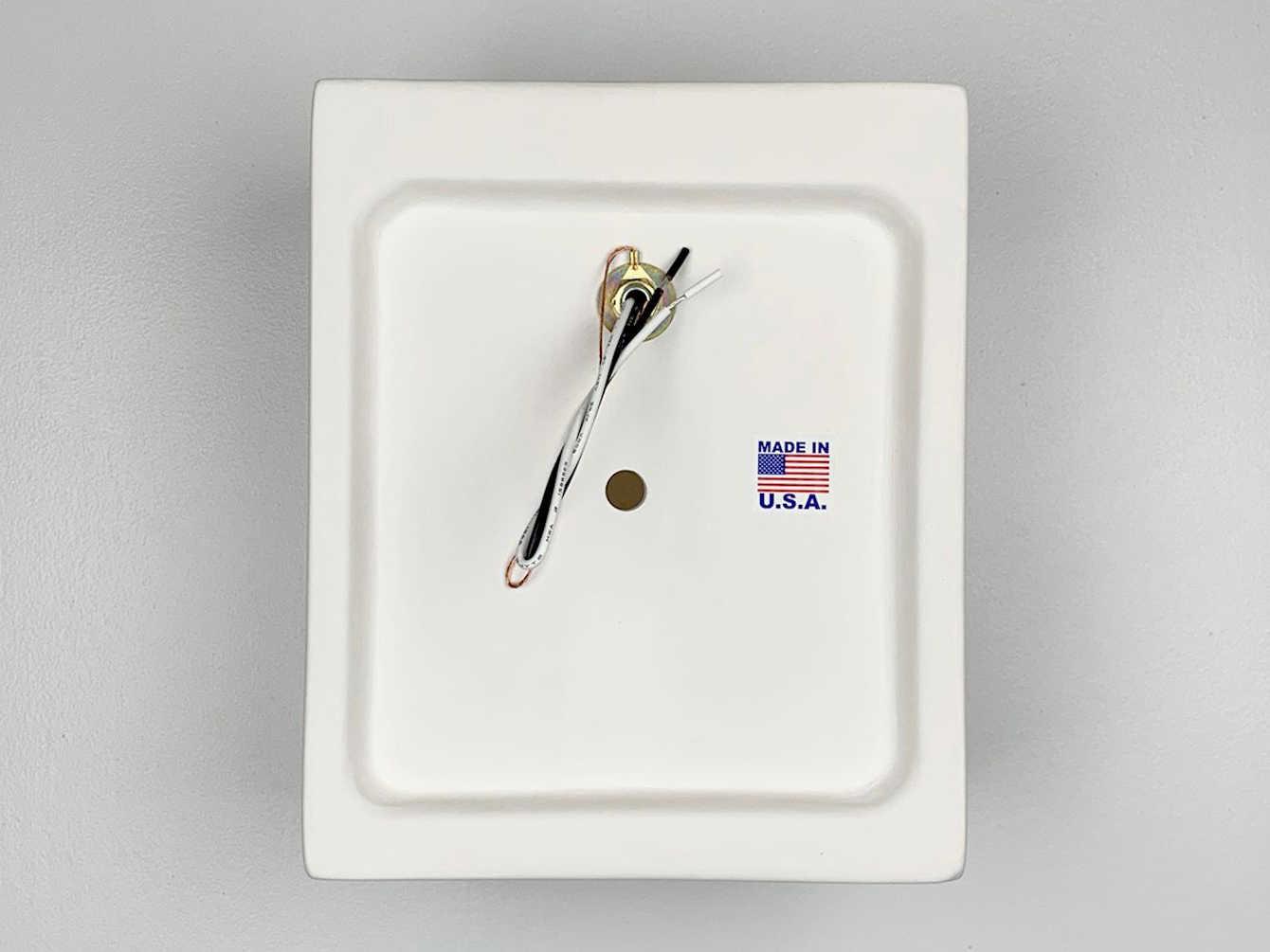 A19 Tilos 1-Light White Wall Sconce