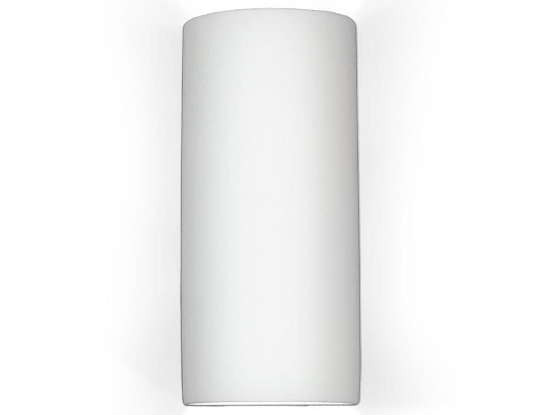 A19 Chios 2-Light White Wall Sconce