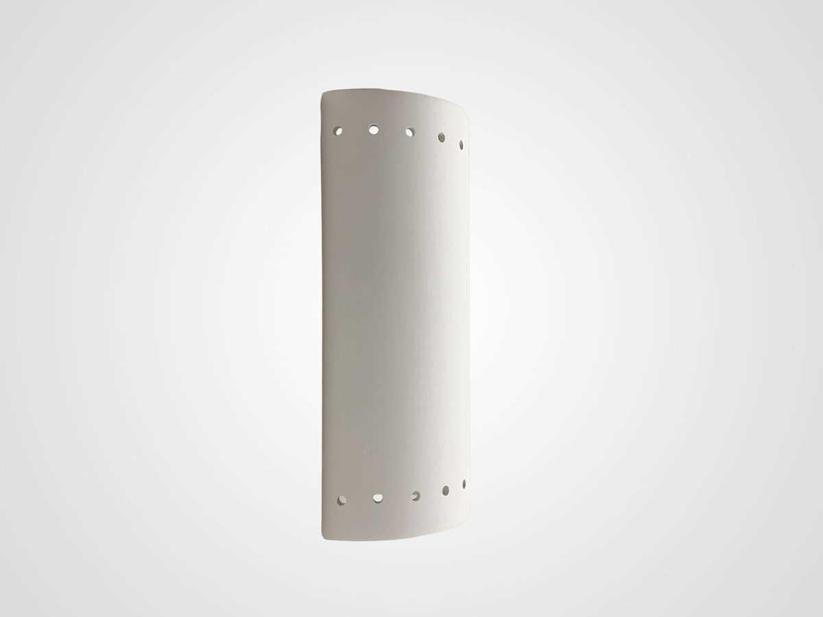 A19 Kythnos 2-Light White Wall Sconce