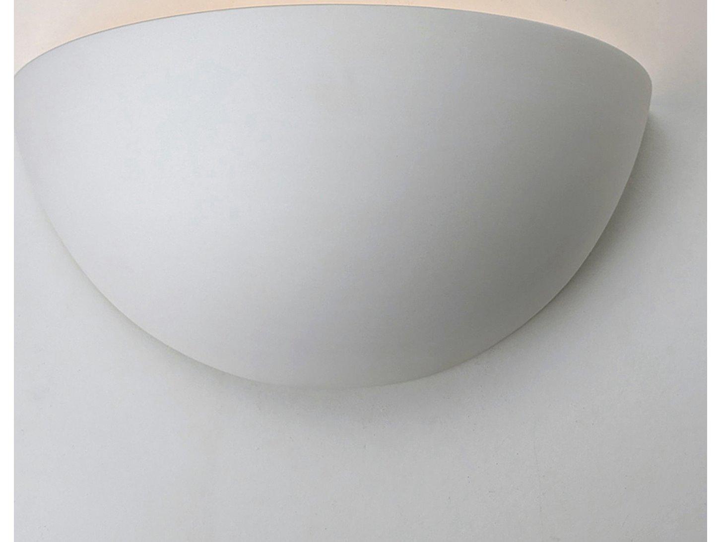 A19 Great Thera 2-Light White Wall Sconce