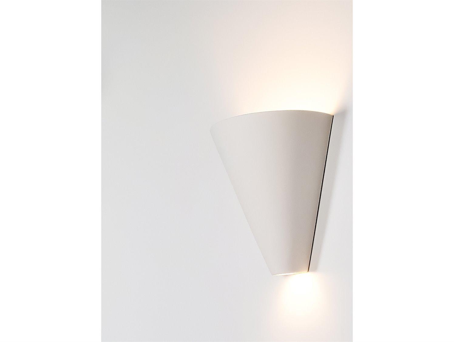 A19 Gotlandia 1-Light White Wall Sconce