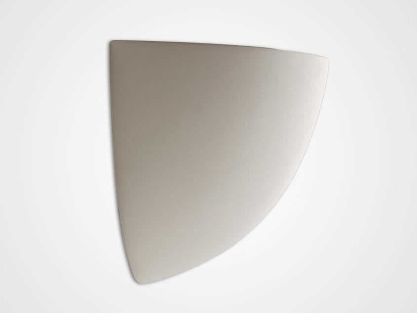 A19 Gran Malta 1-Light White Wall Sconce