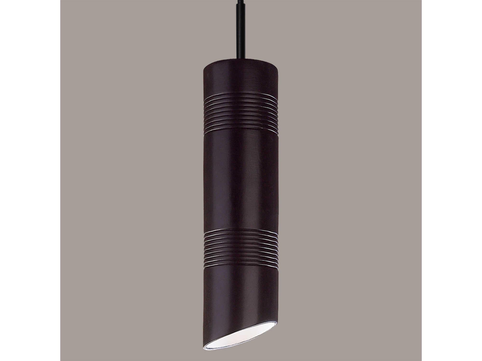 A19 Raindance 1-Light White LED Cylinder Mini Pendant