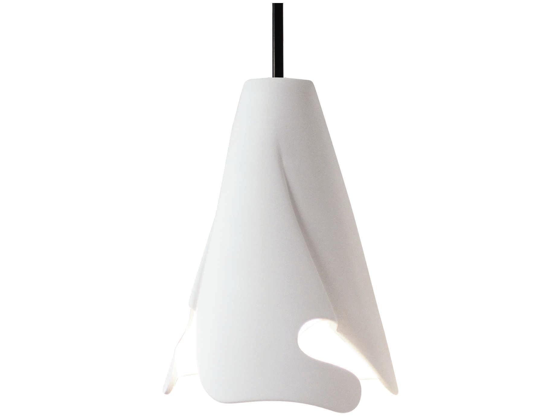 A19 Flora 1-Light White LED Mini Pendant