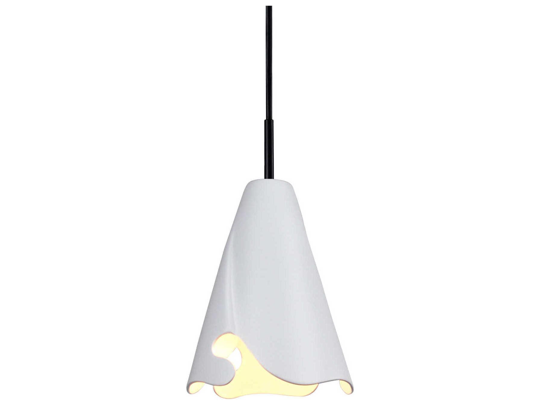 A19 Flora 1-Light White LED Mini Pendant