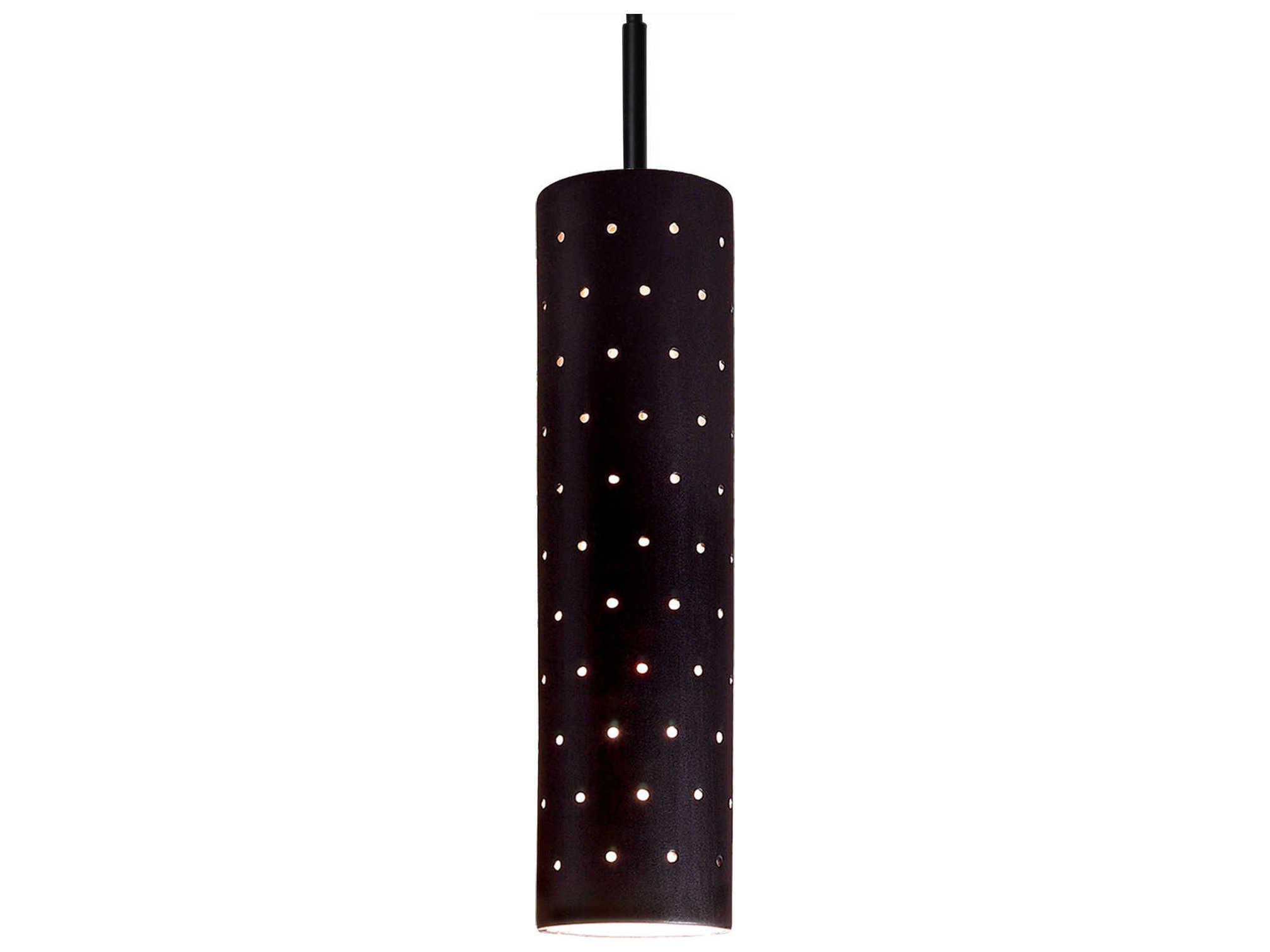 A19 Stellar 1-Light White LED Cylinder Mini Pendant