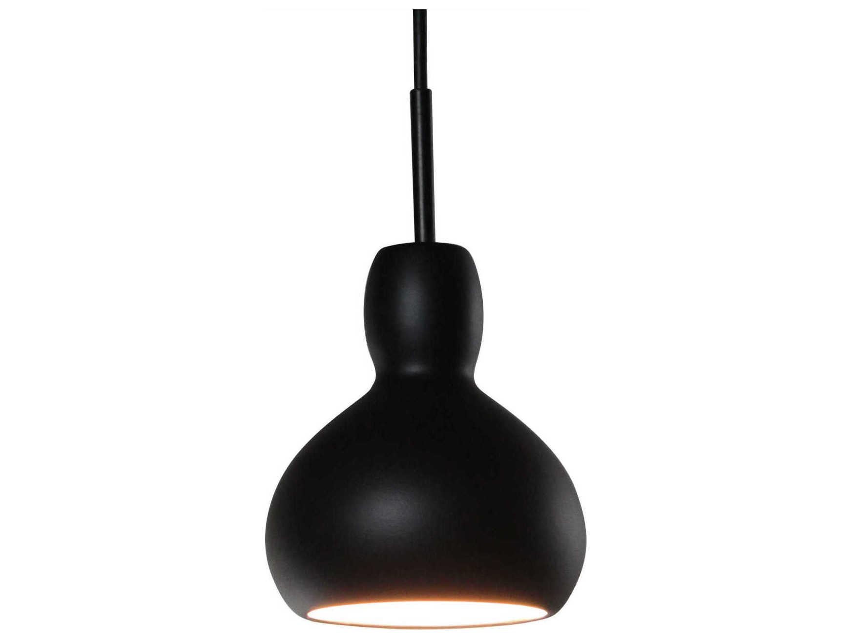 A19 Venus 1-Light White LED Mini Pendant