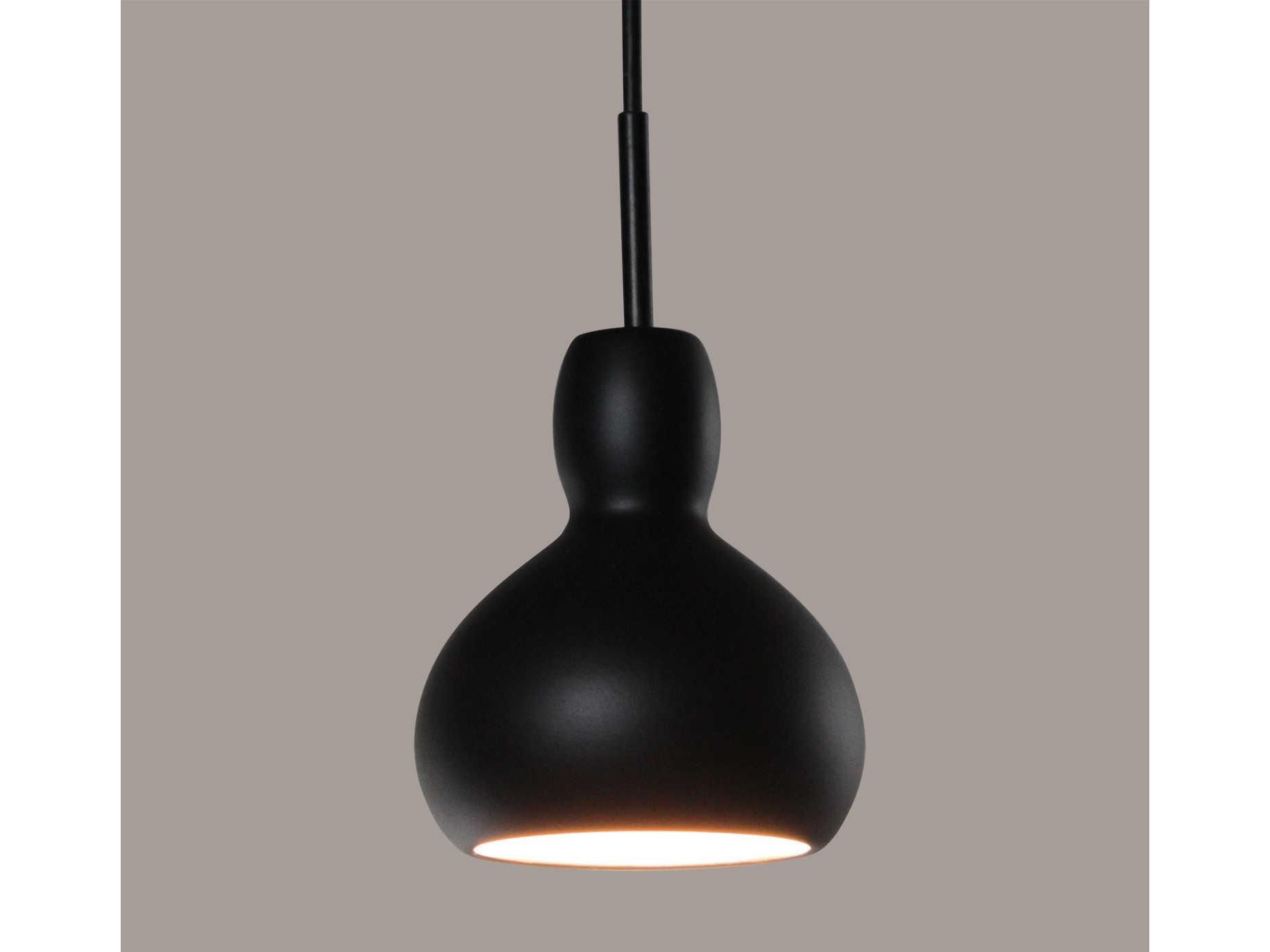 A19 Venus 1-Light White LED Mini Pendant