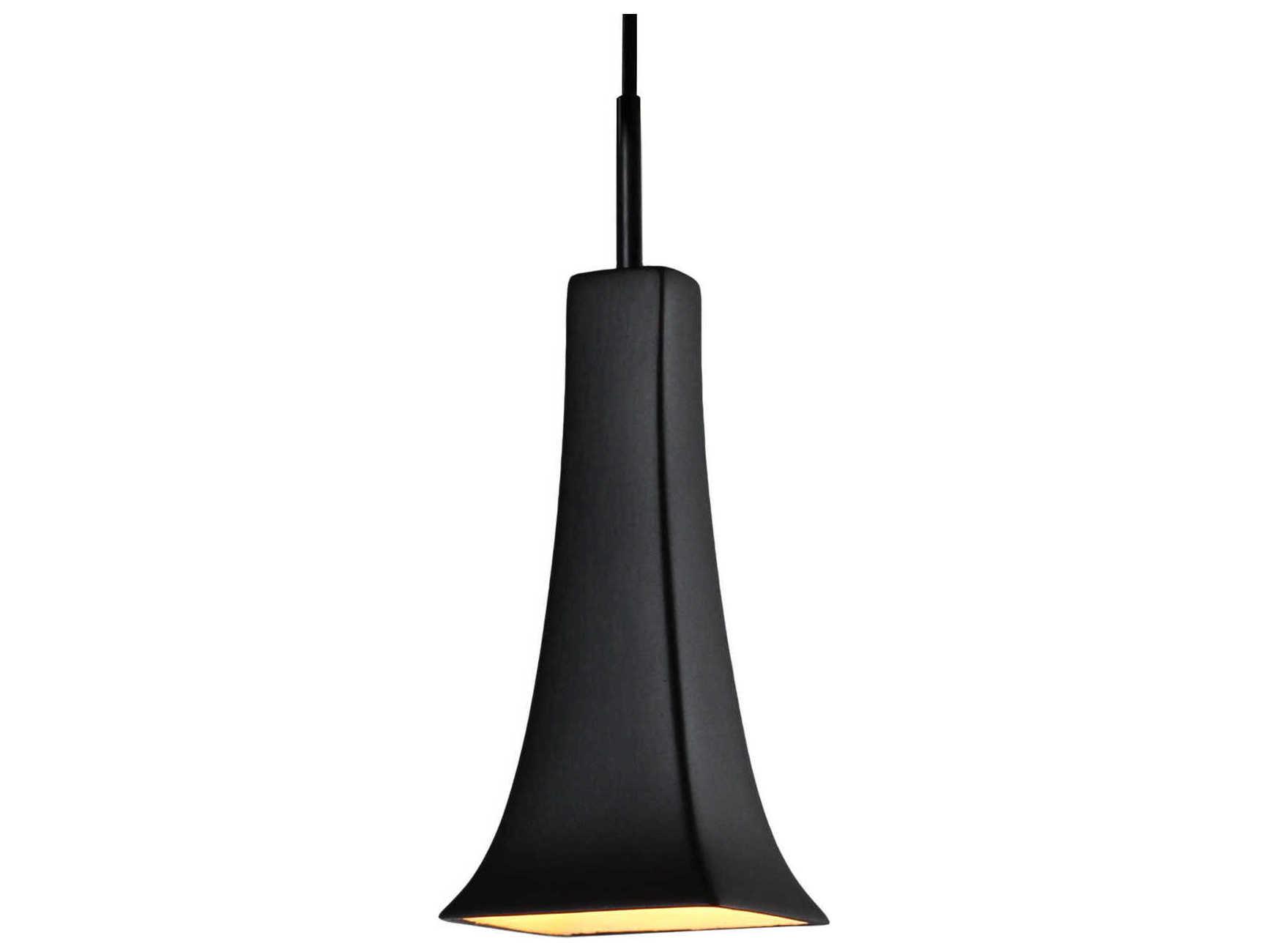 A19 Eiffel 1-Light White LED Bell Mini Pendant