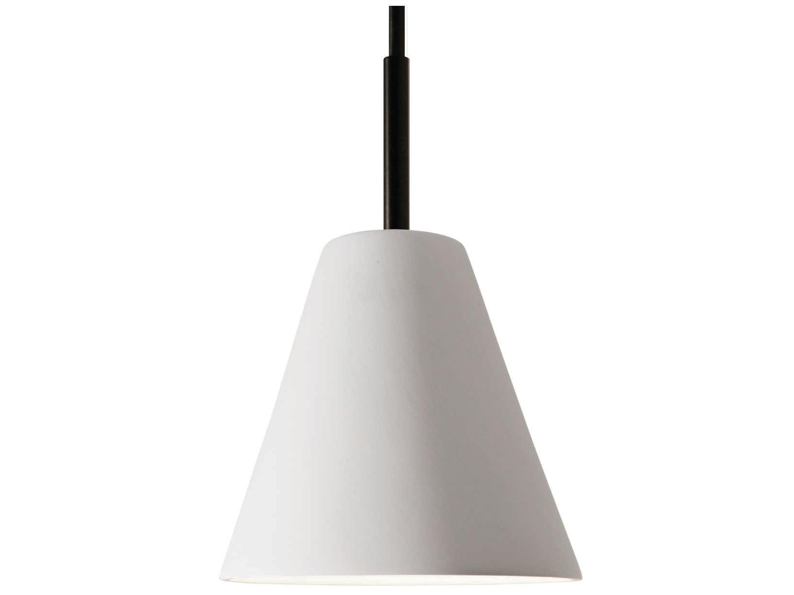 A19 Strands 1-Light White LED Mini Pendant