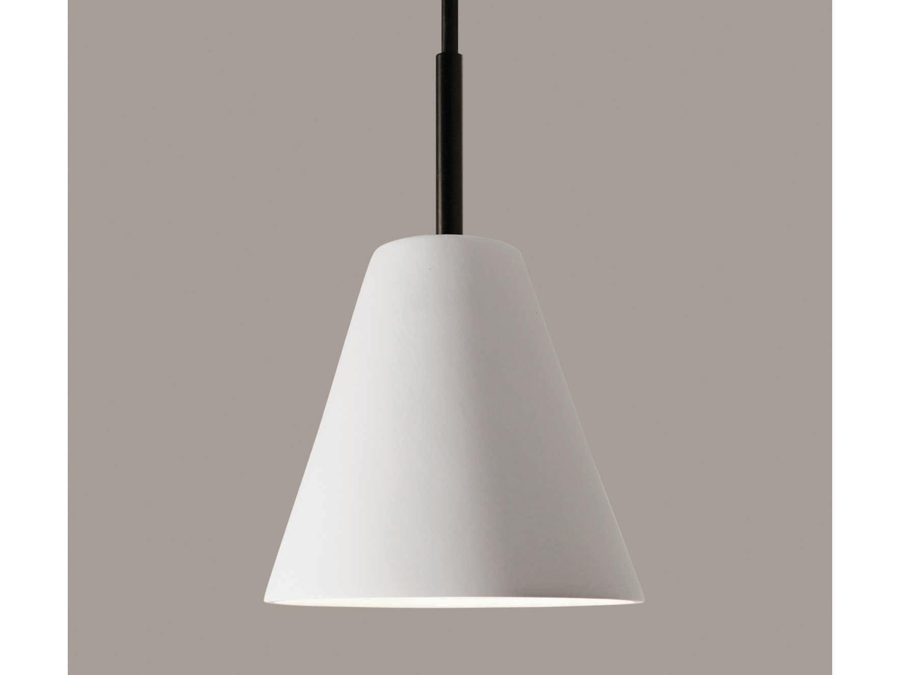 A19 Strands 1-Light White LED Mini Pendant