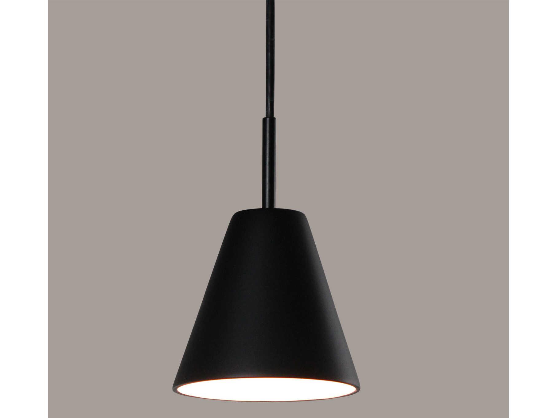 A19 Strands 1-Light White LED Mini Pendant