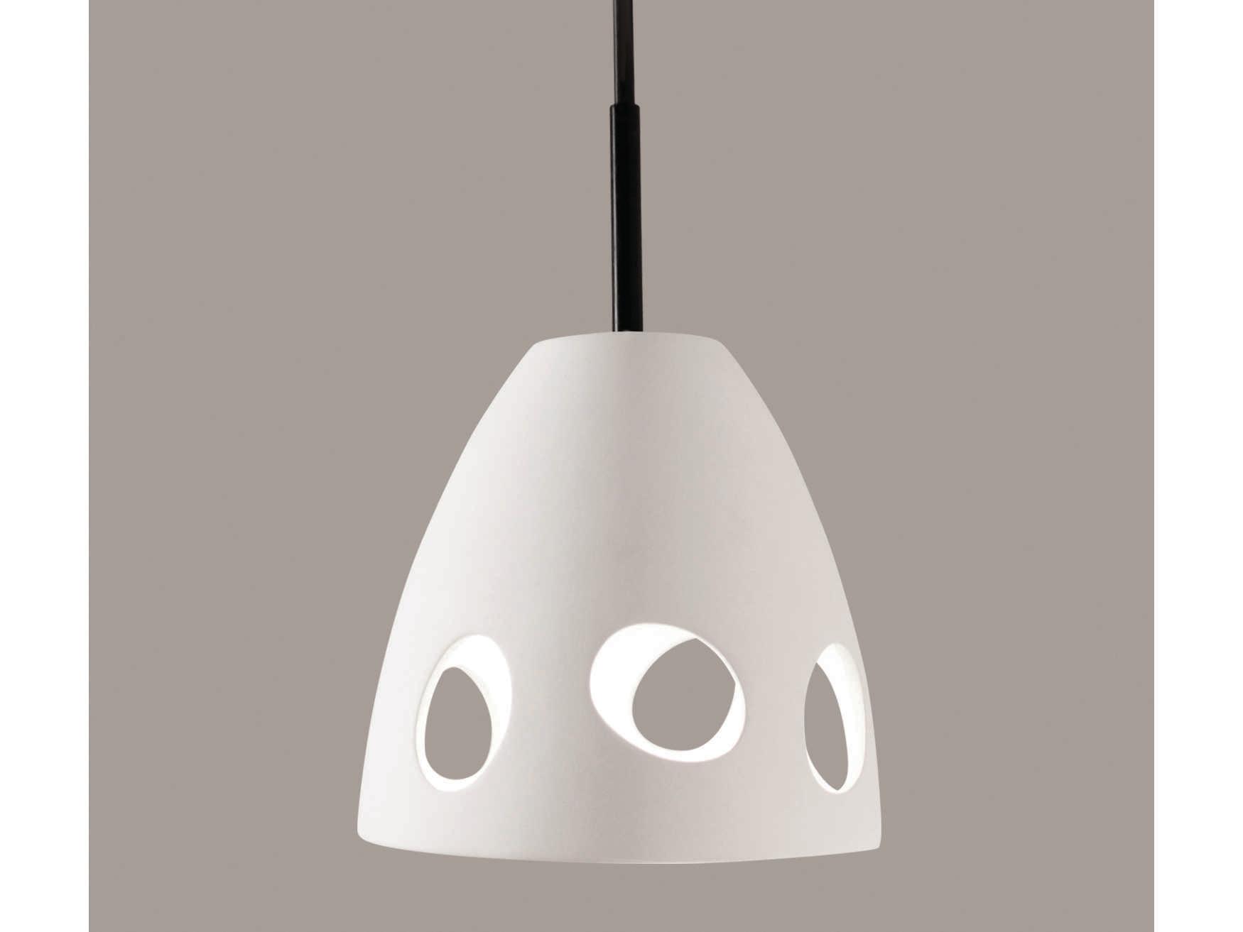 A19 Milano 1-Light White LED Mini Pendant