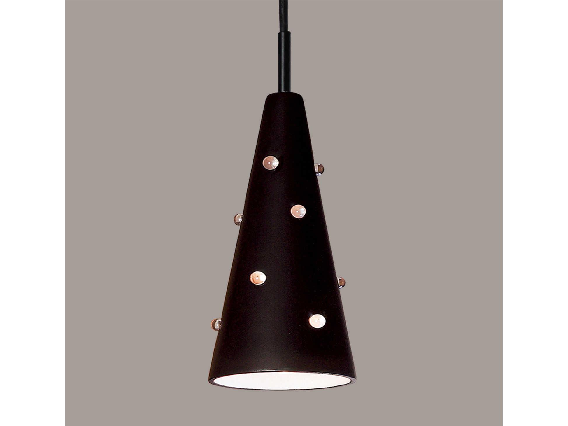 A19 Wizard 1-Light White LED Mini Pendant