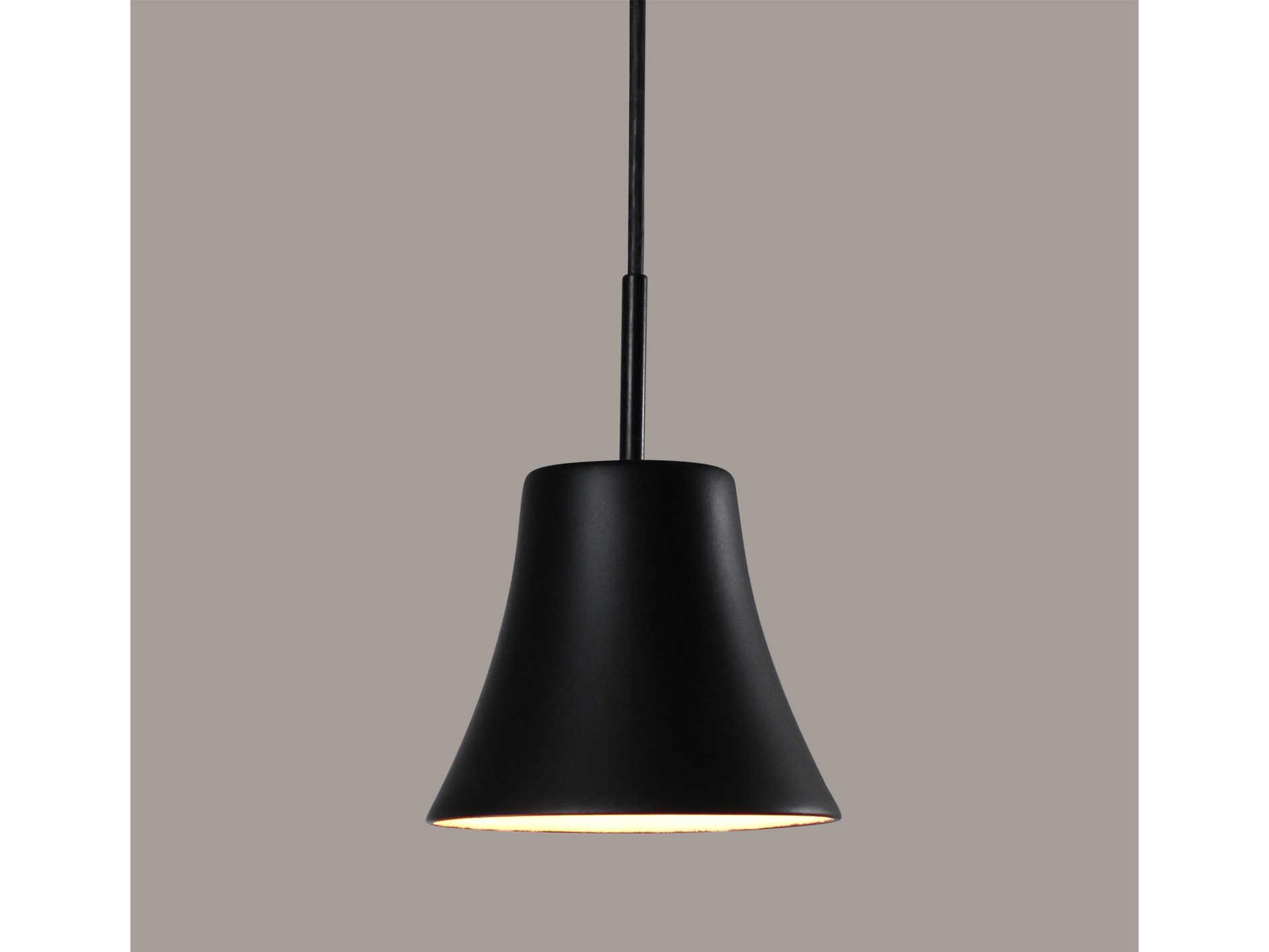 A19 Bella 1-Light White LED Mini Pendant