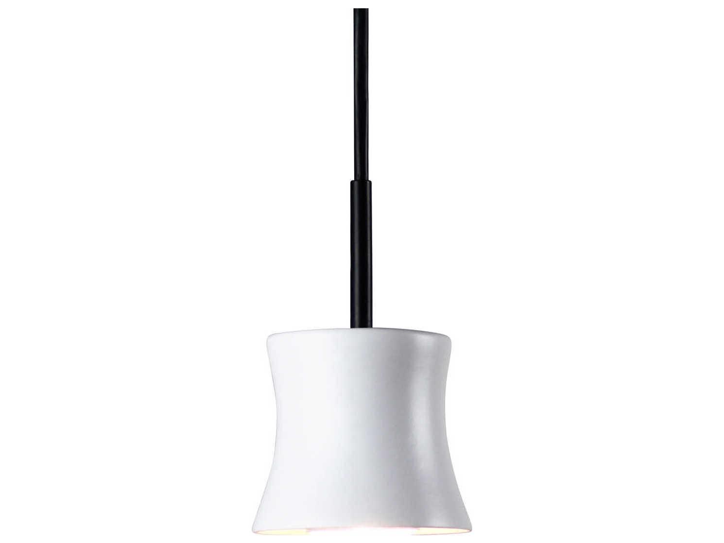 A19 Sake 1-Light White LED Mini Pendant