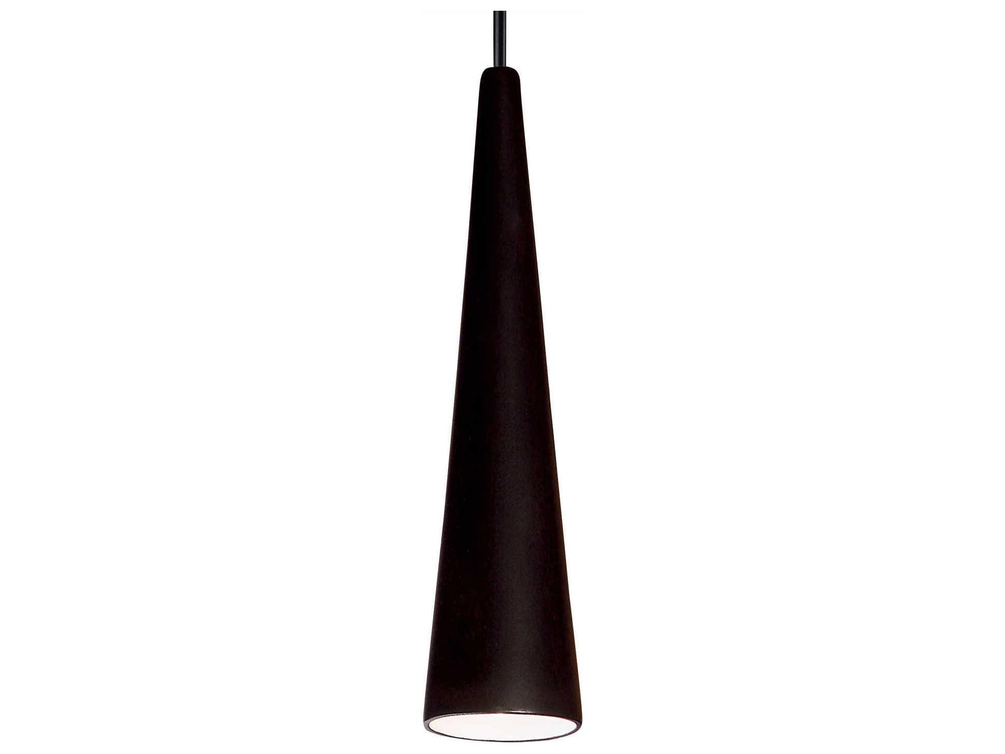 A19 Iconic 1-Light White LED Mini Pendant