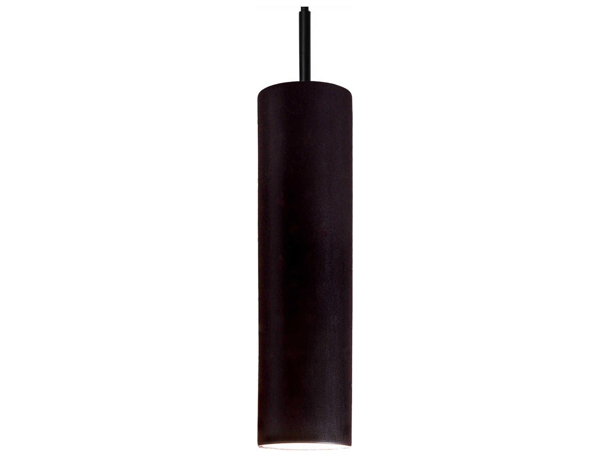 A19 Core 1-Light White LED Cylinder Mini Pendant
