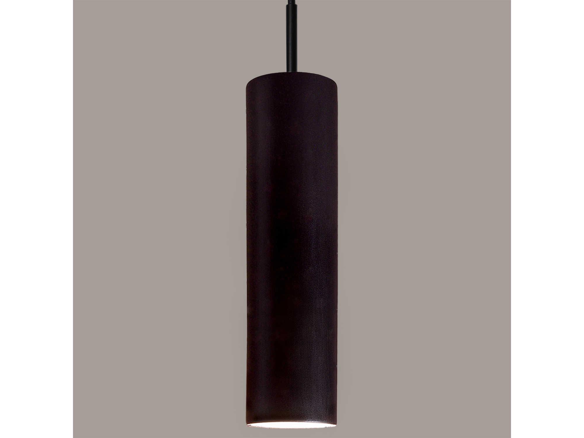 A19 Core 1-Light White LED Cylinder Mini Pendant
