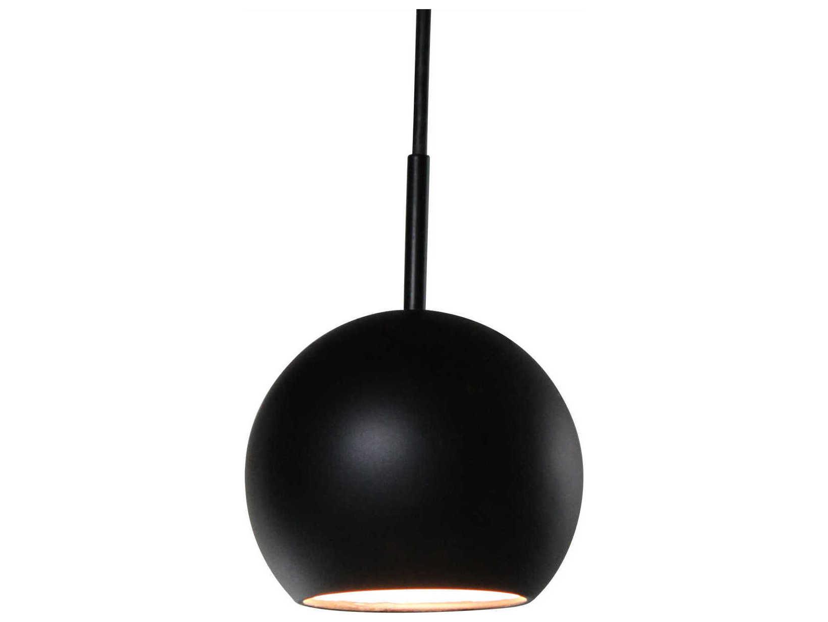 A19 Orb 1-Light White LED Globe Mini Pendant