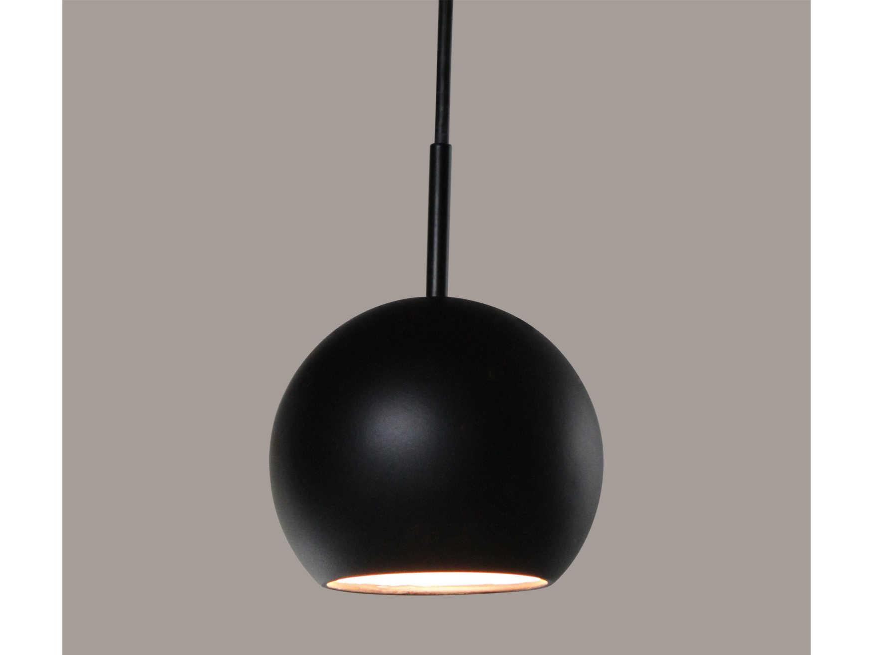 A19 Orb 1-Light White LED Globe Mini Pendant