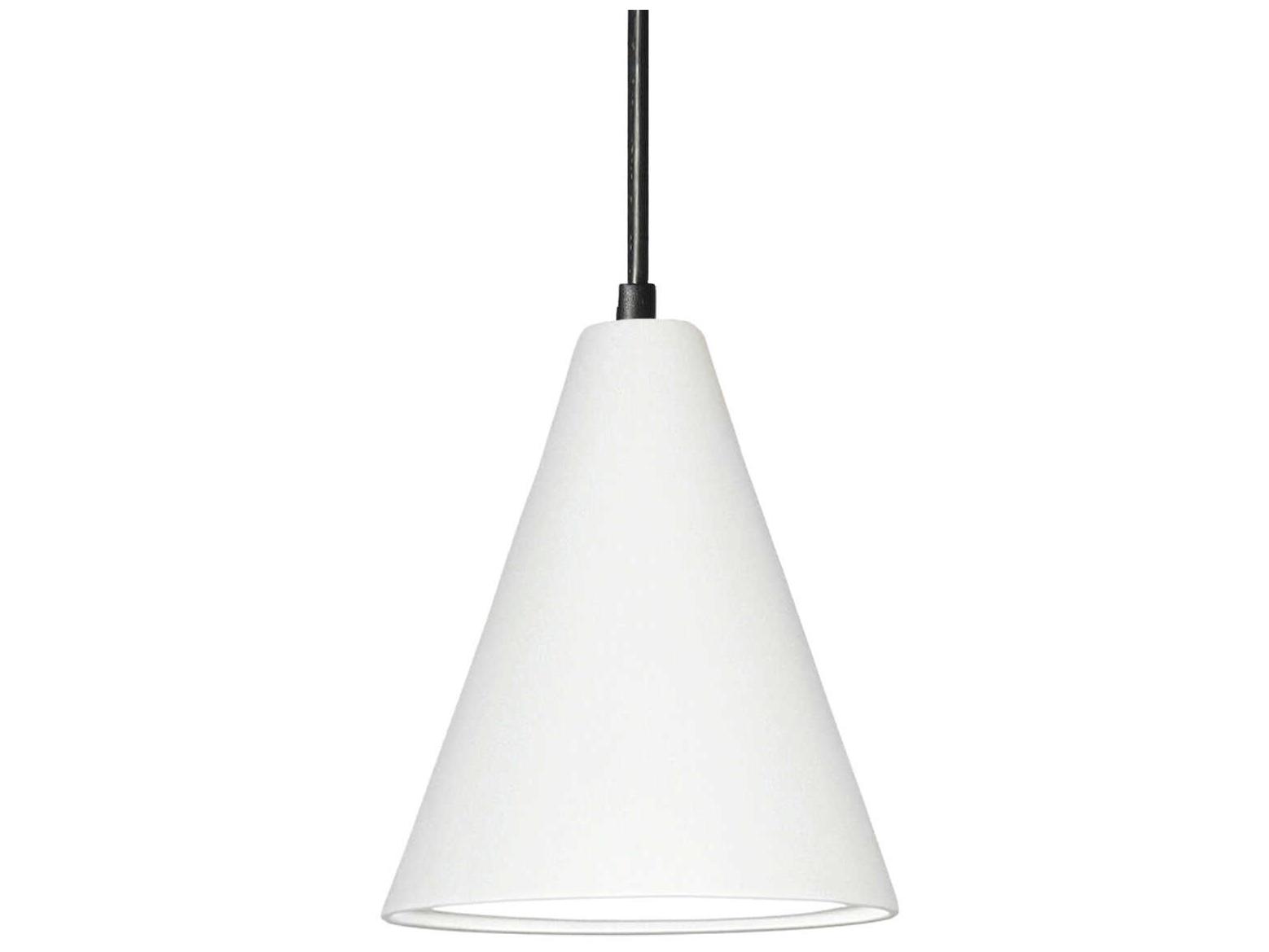 A19 Gotlandia 1-Light White Mini Pendant