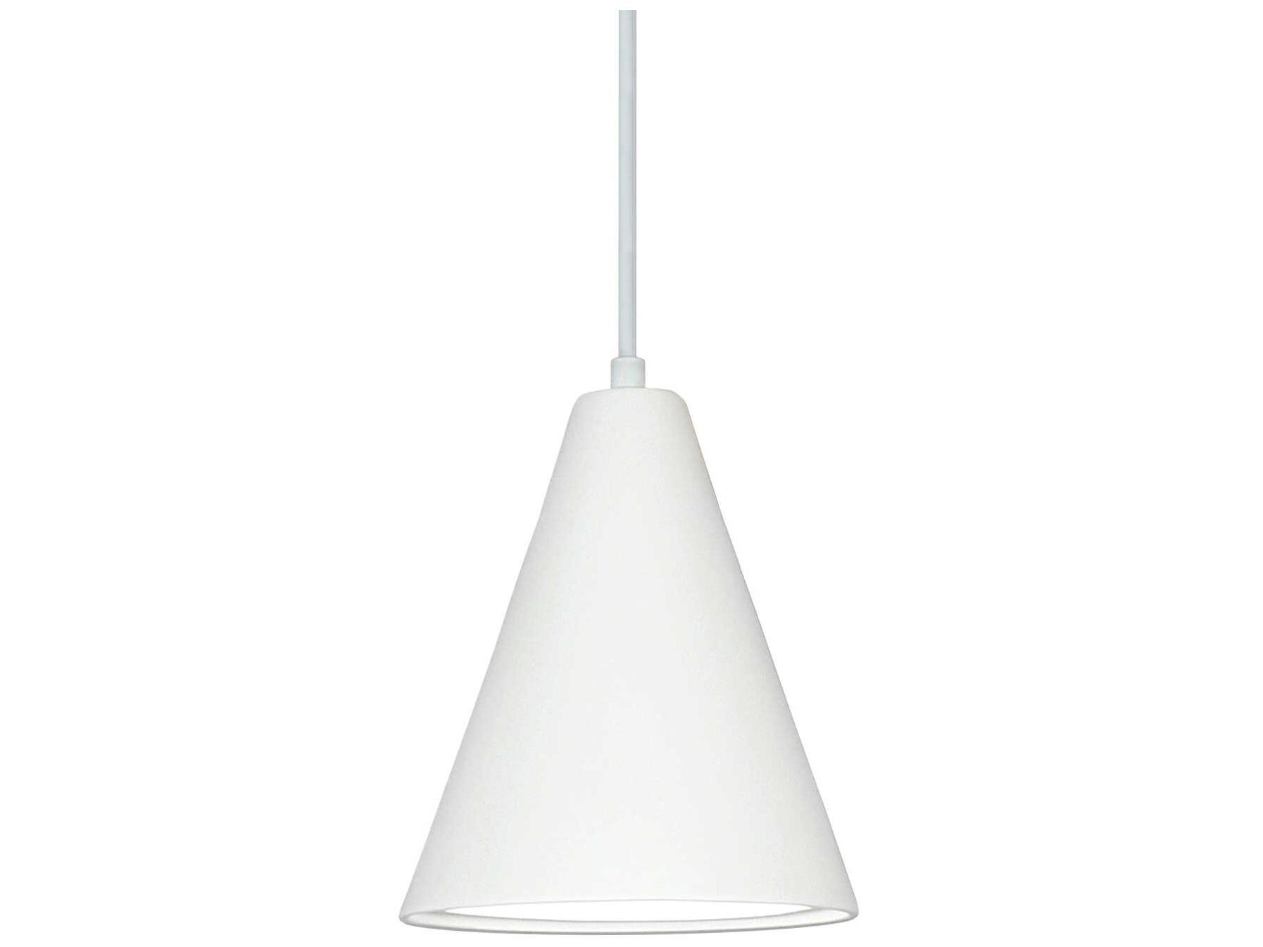 A19 Gotlandia 1-Light White Mini Pendant