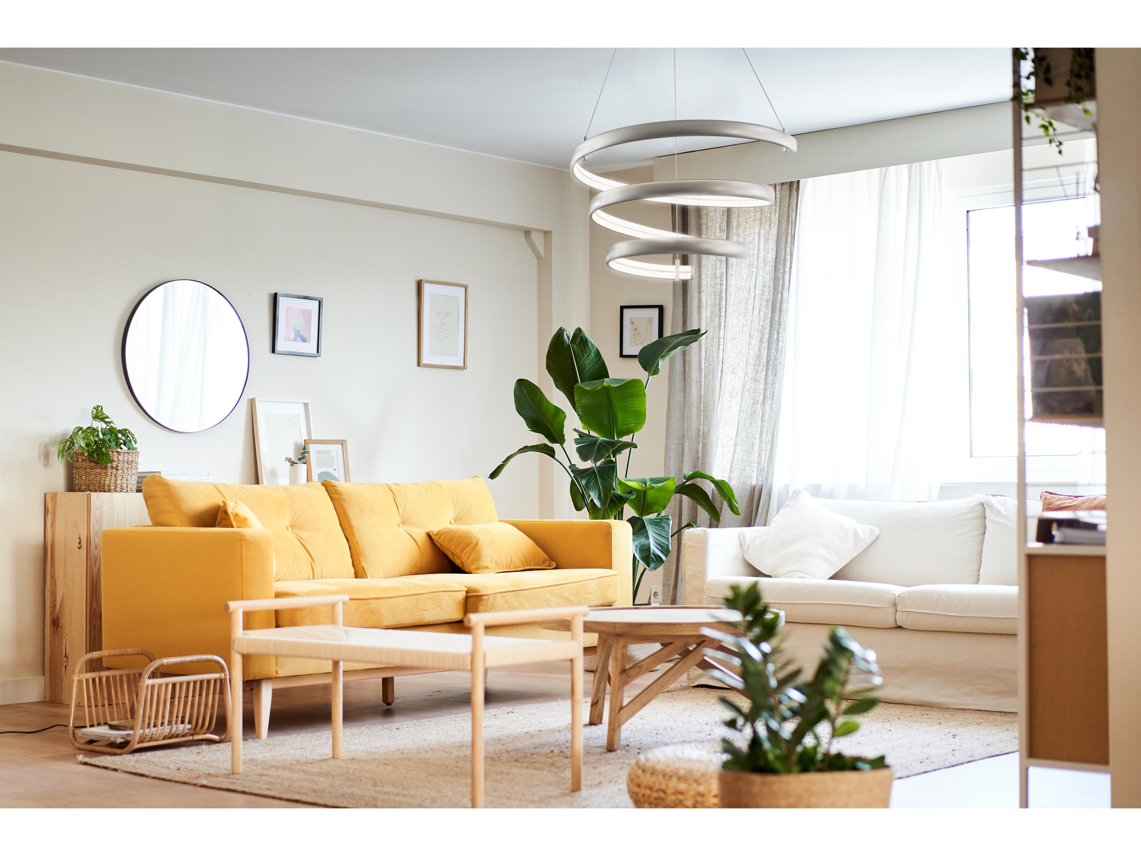 Abra Sling 1-Light Titanium Silver Pendant