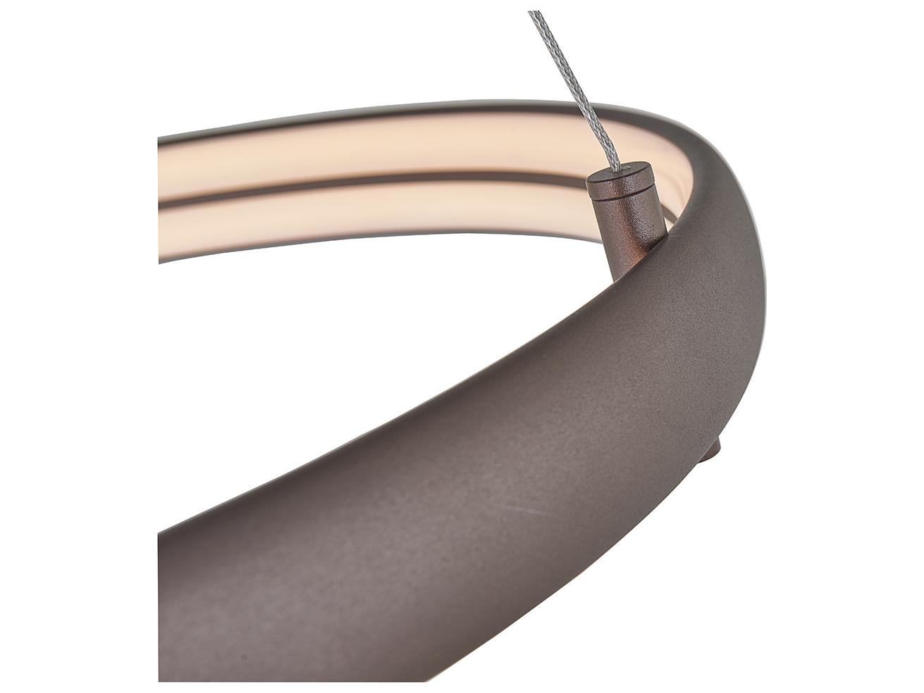 Abra Sling 1-Light Bronze Round Pendant