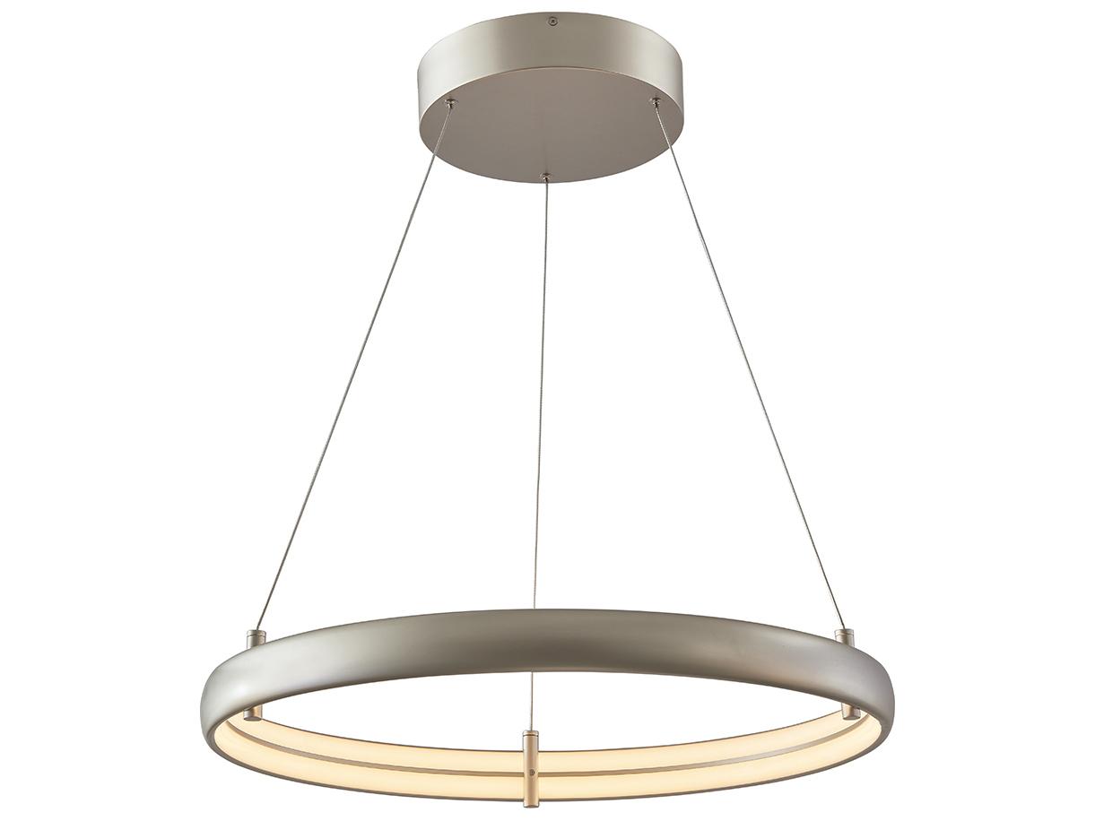 Abra Sling 1-Light Titanium Silver Round Pendant